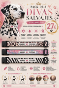 🐆 Pack Divas Salvajes – 3 Collares Personalizados por 27 €
