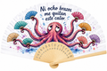 Funny Fan – "Ni ocho brazos me quitan este calor" 🐙